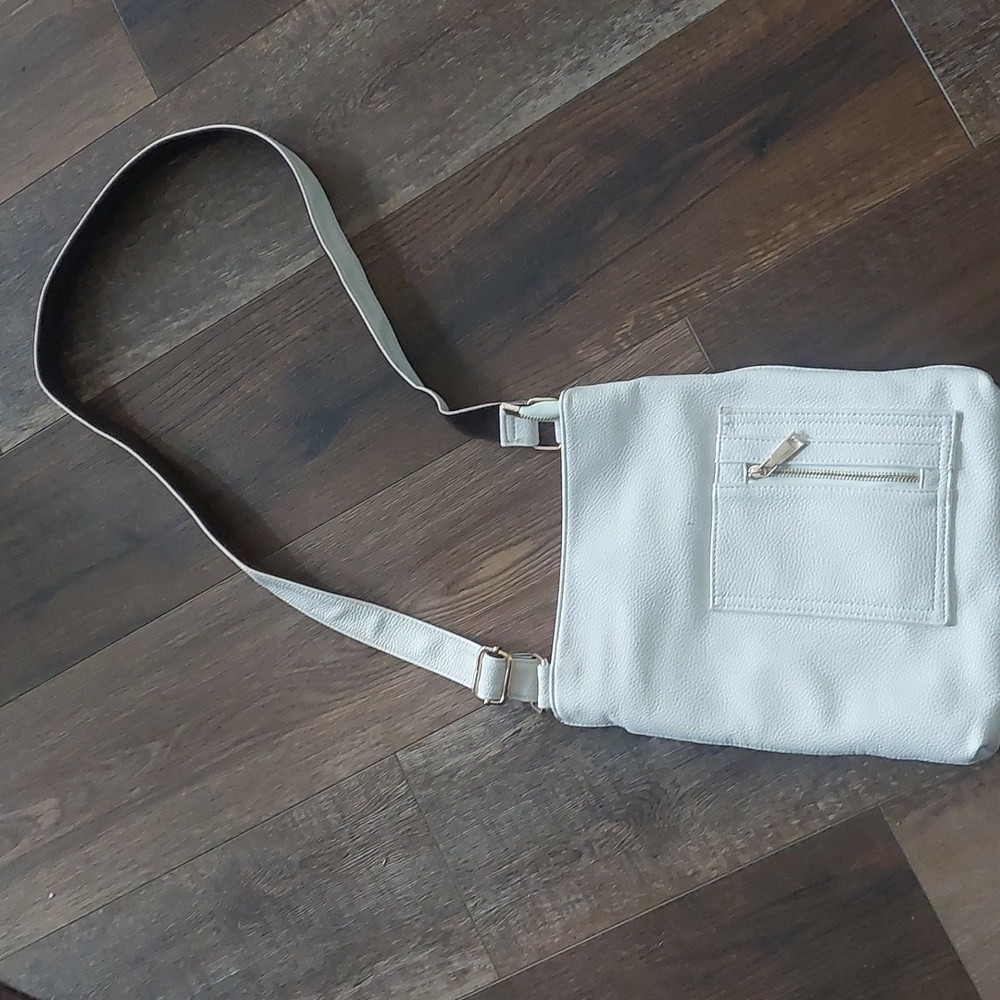 Vegan leather crossbody‎ bag
